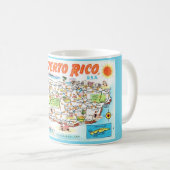 Porto Rico Postcard Mug (Devant droit)