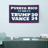 Porto Rico pour la bannière Trump Vance 2024 (Salon professionnel)