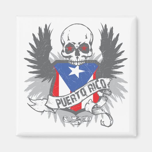 Porto Rico Star Magnet (Devant)