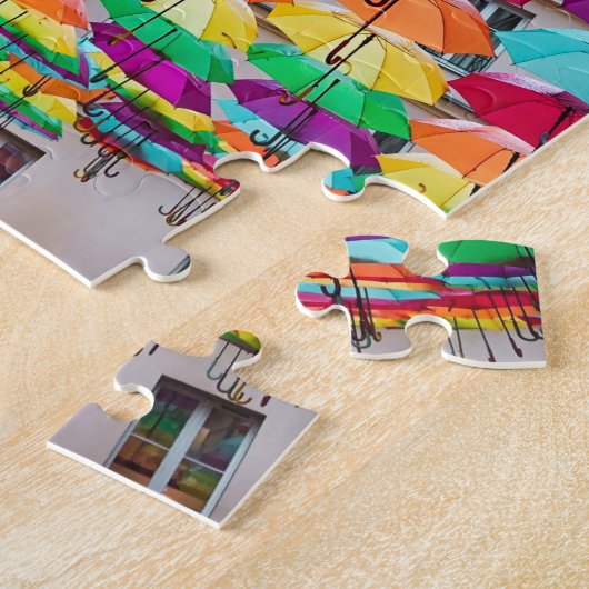Porto Rico Umbrellas Motif Jigsaw Puzzle Complexe (Côté)