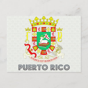 Porto Rico Wapenmunt Briefkaart
