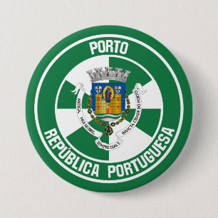 Porto Round Emblem Ronde Button 7,6 Cm