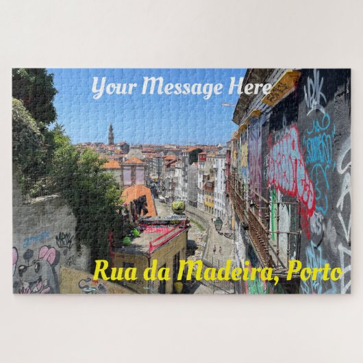 Porto | Rua da Madeira | Puzzle de rue pentue (Horizontal)