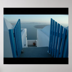 Porto Santorini Poster