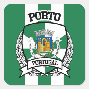 Porto Vierkante Sticker