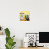 Porto Yellow Architecture Foto Poster (Thuiskantoor)