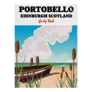 Portobello Beach Edinburgh Perfect Poster