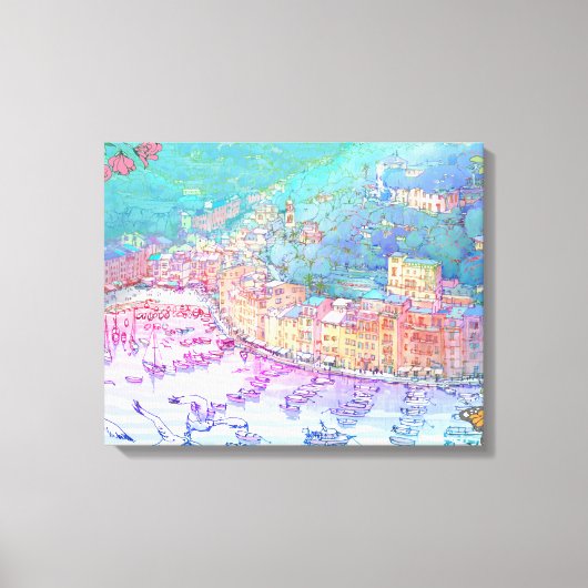 Portofino Canvas Afdruk (Voorkant)