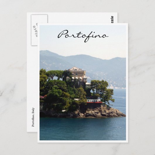 portofino-eigenschap briefkaart (Voorkant / Achterkant)
