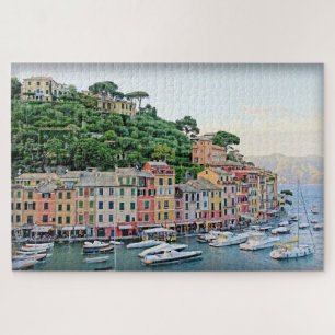 Portofino Harbour - Zomer in Italië - 20x30 inch Legpuzzel