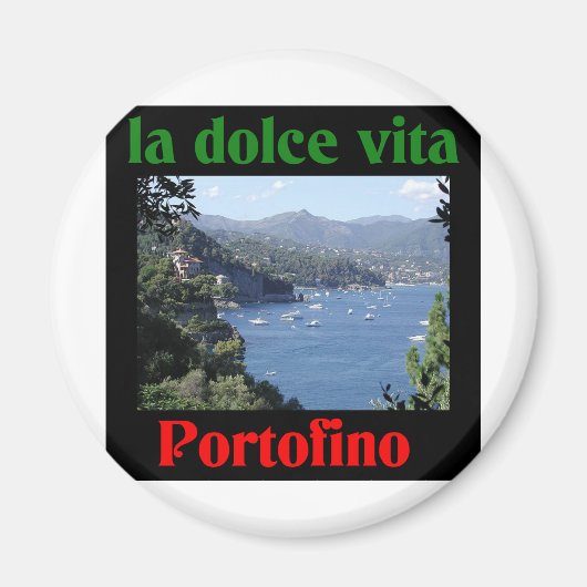 Portofino Italië Magneet (Voorkant)