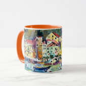 Portofino Italie Voyage Artsy Mug (Devant gauche)