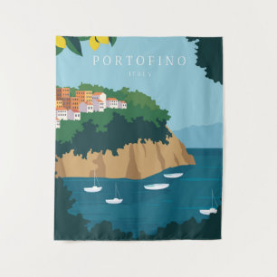 Portofino Italië Wandkleed