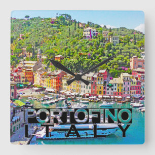 Portofino Vierkante Klok