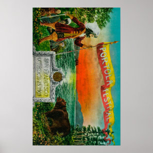Portola Festival Advertisment (verkenner) Poster