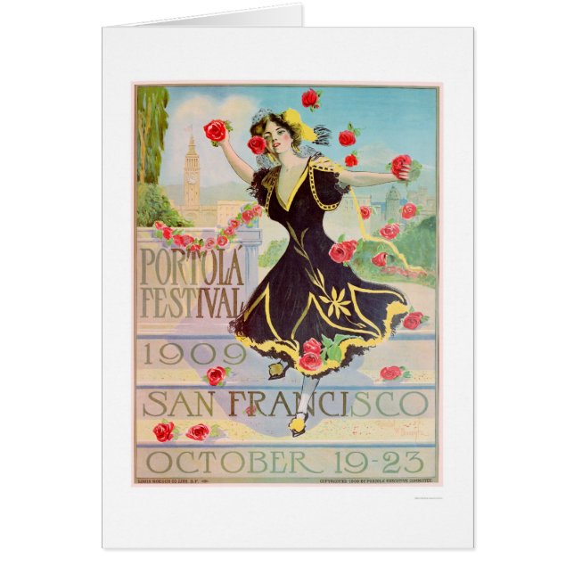 Portola Festival in San Francisco 1909 (Voorkant)