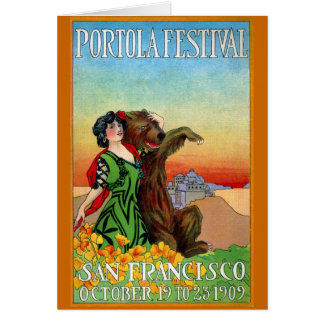 Portola Festival Lady met Beer
