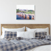 Portomarín (Lugo) Canvas Afdruk (Insitu (Slaapkamer))