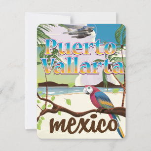 Portoposter voor strandtocht Puerto Vallarta Mexic