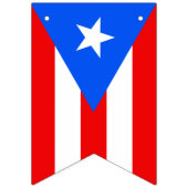 Portoricain Drapeau & Parti PR bannières / Mariage (Premier drapeau)