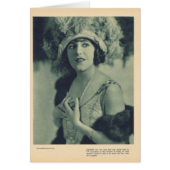 Portrait 1923 de Ruth Roland (Devant)