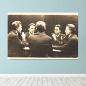 Portrait à cinq voies de Duchamp toile étirée (Insitu (Plancher de Bois))