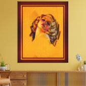 Portrait Art déco de Bewitting Eyes par Zoe Mozert (Insitu(Salon))