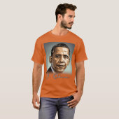 Portrait Barack Obama Patriotic T-shirt (Voorkant volledig)