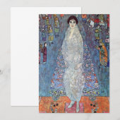 Portrait Baroness Elisabeth Bacchofen Echt, Klimt (Voorkant / Achterkant)