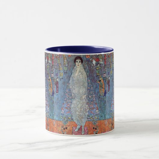 Portrait Baroness Elisabeth Bacchofen Echt, Klimt Mok (Midden)