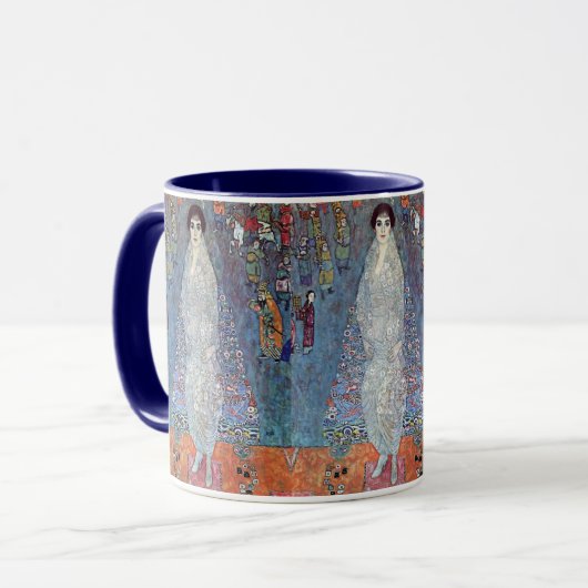 Portrait Baroness Elisabeth Bacchofen Echt, Klimt Mok (Voorkant links)