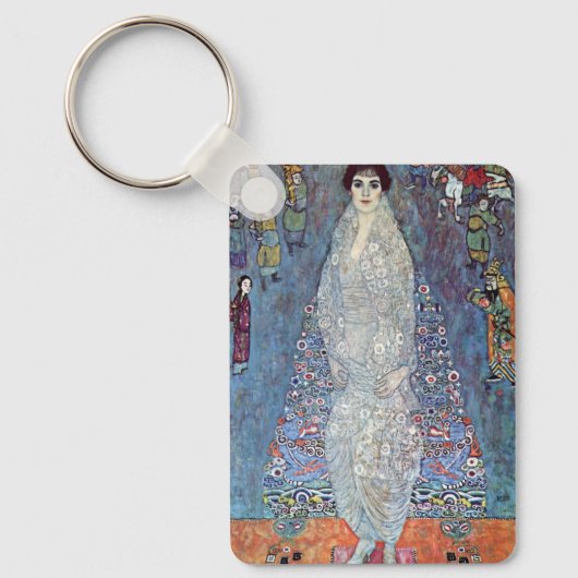 Portrait Baroness Elisabeth Bacchofen Echt, Klimt Sleutelhanger (Voorkant)