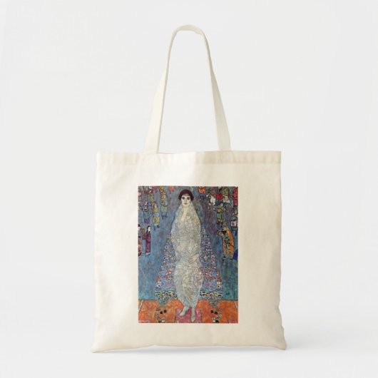 Portrait Baroness Elisabeth Bacchofen Echt, Klimt Tote Bag (Voorkant)