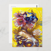 portrait briefkaart (Voorkant / Achterkant)