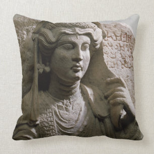 Portrait bust tomb relief, Roman, c.2nd/3rd centur Kussen