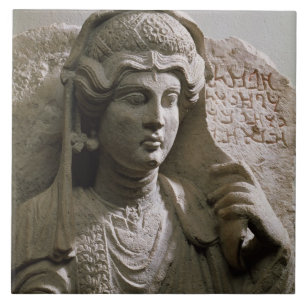 Portrait bust tomb relief, Roman, c.2nd/3rd centur Tegeltje