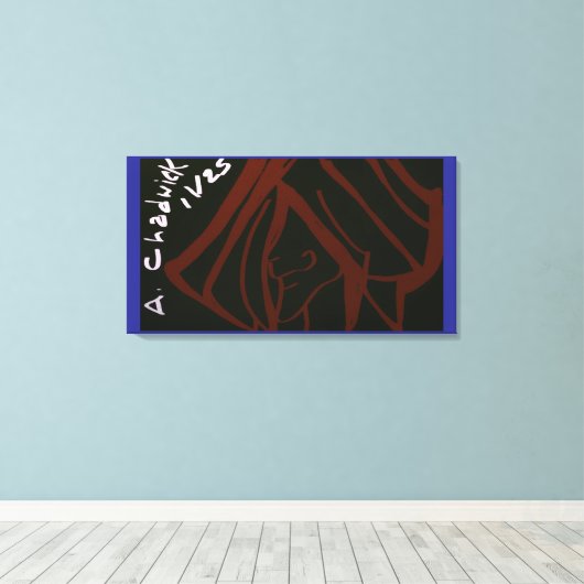 Portrait Canvas Afdruk (Insitu (Houten vloer))