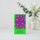 Portrait carte de visite orthographe vert (Debout devant)