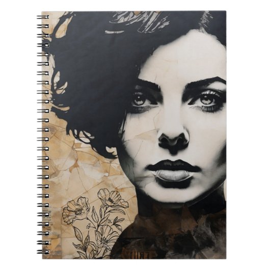 Portrait Collage | Journal de notes (Devant)