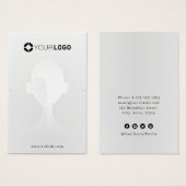 Portrait cool unique logo personnalisé écran d'ore (Devant & derrière)