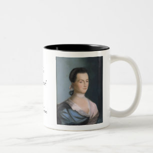 Portrait d'Abigaïl Adams et tasse de citation