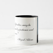 Portrait d'Abigaïl Adams et tasse de citation (Centre)