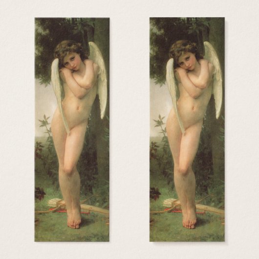 Portrait d'ange de Cupid (Cupidon) par Bouguereau (Devant & derrière)