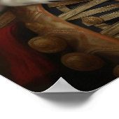 Portrait d'animal victorien, Affiche de chat royal (Coin)