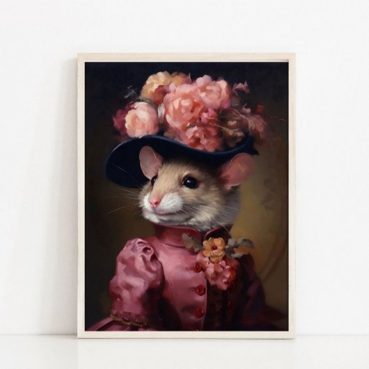 Portrait d'animal victorien, Impression d'animal h