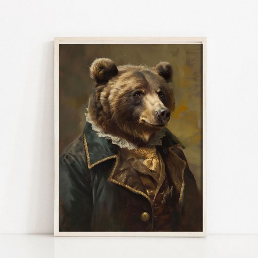 Portrait d'animal victorien, Impression Royale Our