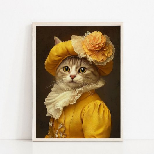 Portrait d'animal victorien, Impression vintage de