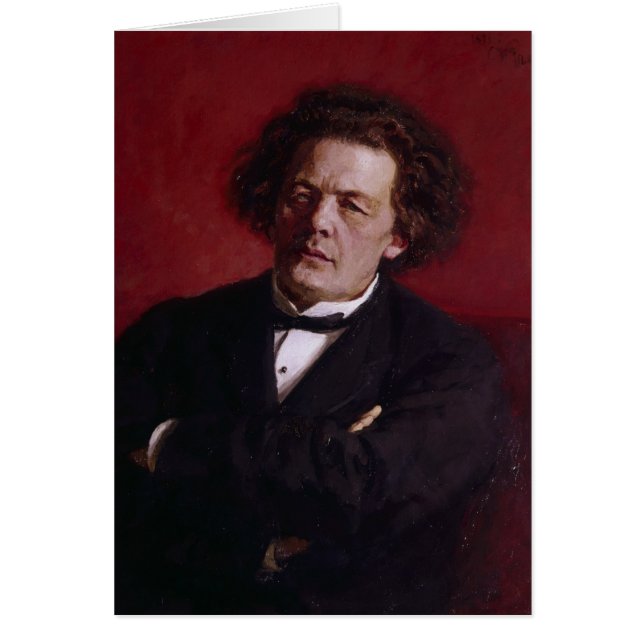 Portrait d'Anton Grigoryevich Rubinstein, 1881 (Devant)