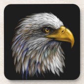 Portrait de Bald Eagle | Dessous de verre Majestic (Devant)
