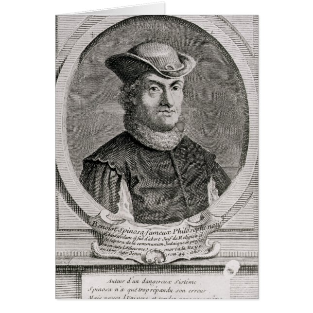 Portrait de Baruch ou de Benoît Spinoza (Devant)